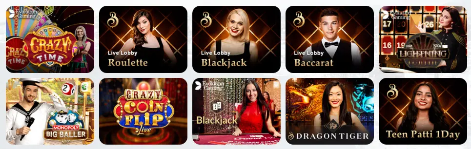 Jeux de casino en direct GO SLOT CASINO