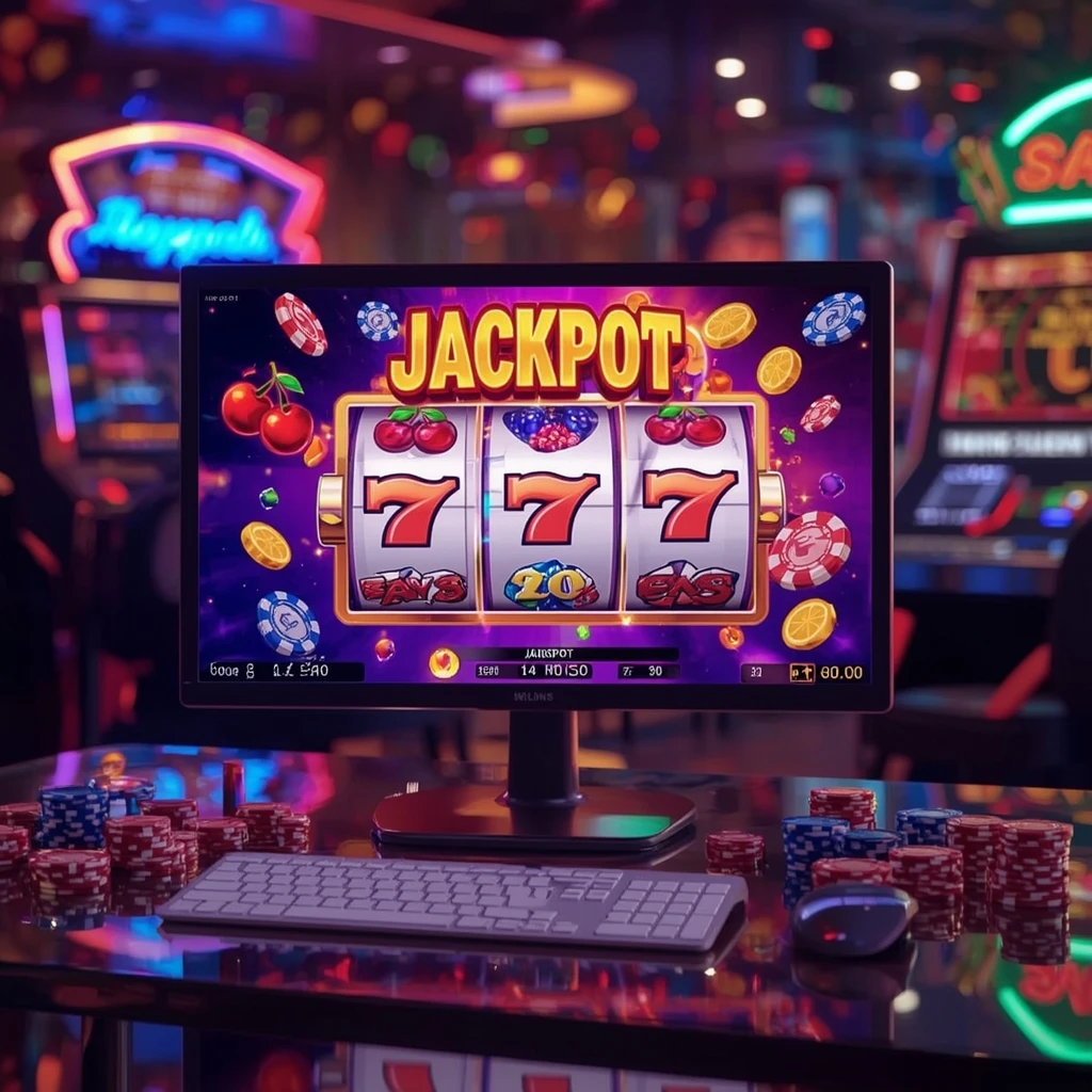 machines à sous sur le moniteur GO SLOT CASINO