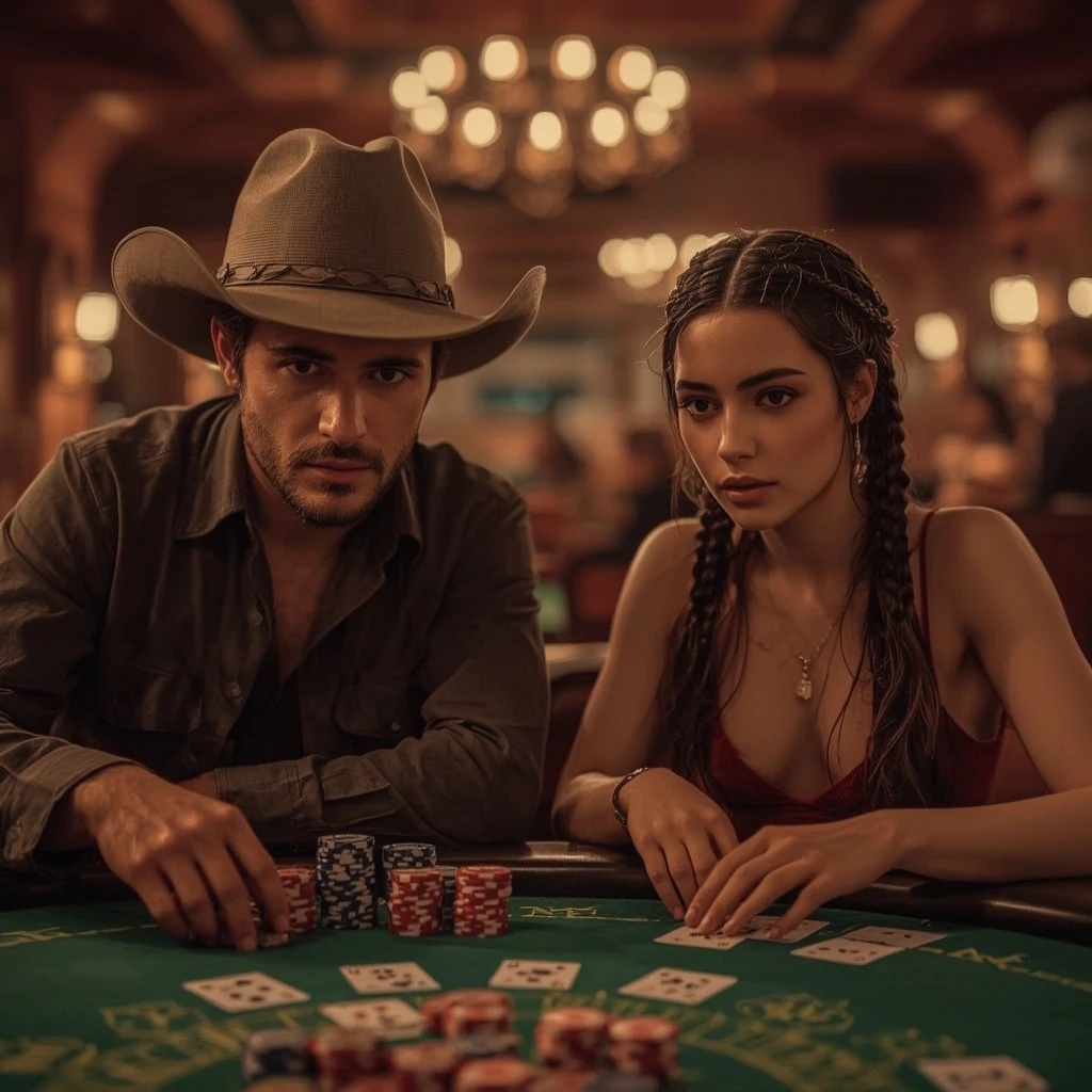 photo de deux joueurs de poker GO SLOT CASINO